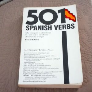 Barron’s 501 Spanish Verbs Book